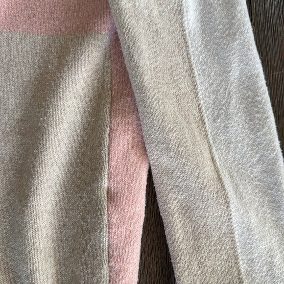 Sundance Stargazer Patchwork Turtleneck Sweater Pink Gray Cream - Picture 11 of 11
